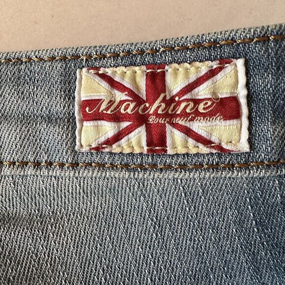 Machine Distressed Rhinestone Embellished Womens Jean Shorts Size 26 NWOT - Picture 10 of 16
